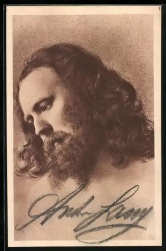 Künstler-AK Passionsspiele Oberammergau, Schauspieler Anton Lang