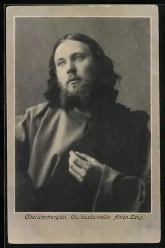 AK Oberammergau, Christusdarsteller Anton Lang