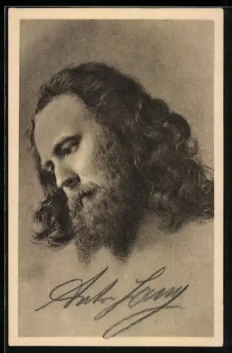 AK Oberammergau, Christus-Darsteller Anton Lang