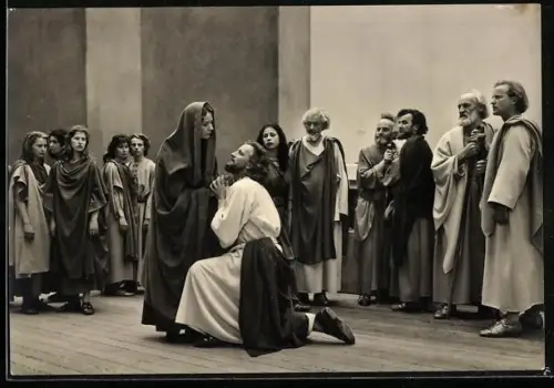 AK Oberammergau, Passionsspiele 1960, Abschied Jesu von Maria