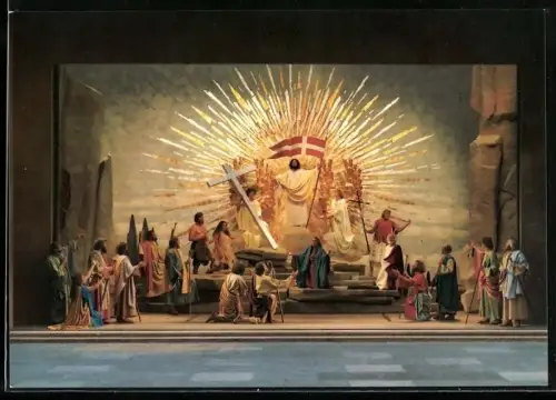 AK Oberammergau, Passionsspiele 1984, Triumph und Verherrlichung Christi