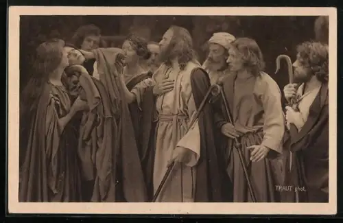 AK Passionsspiele Oberammergau 1922, Abschied von Bethania
