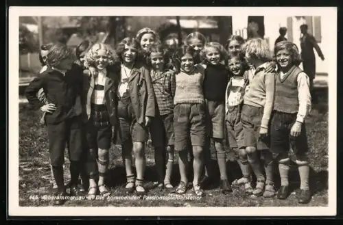 AK Oberammergau, Passionsspiele, die kommenden Passionsspieldarsteller