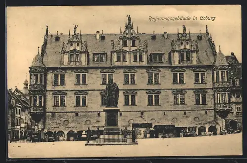 AK Coburg, Regierungsgebäude, Denkmal