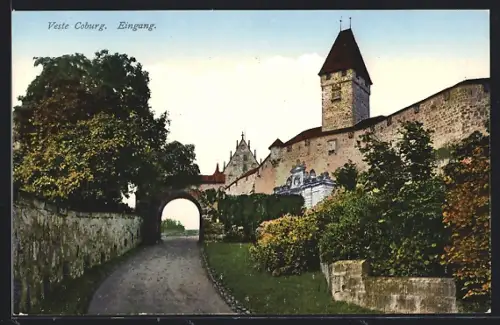 AK Coburg, Veste Coburg Eingang