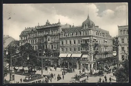 AK Berlin, Unter den Linden, Café Bauer