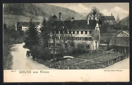 AK Hirsau, Gasthof zum Hirsch mit Umgebung aus der Vogelschau