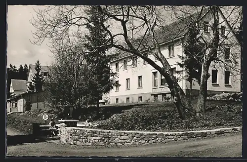 AK Rehe /Westerwald, Stiftung Christliches Erholungsheim Westerwald, Hauptgebäude, Aussenansicht