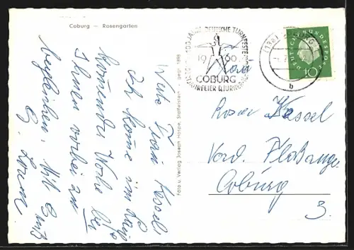 AK Coburg, Rosengarten