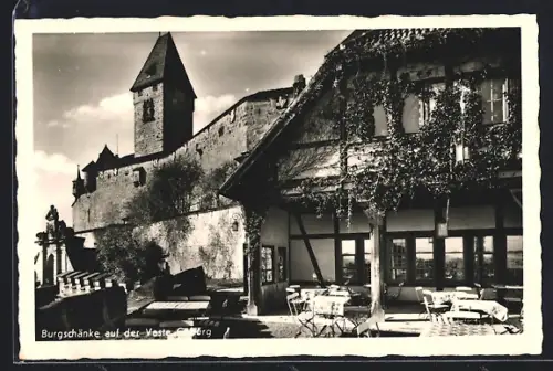 AK Coburg, Gasthaus Burgschänke, Veste Coburg