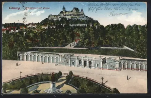 AK Coburg, Arkaden und Veste