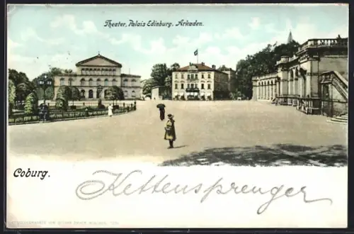 AK Coburg, Theater, Palais Edinburg, Arkaden