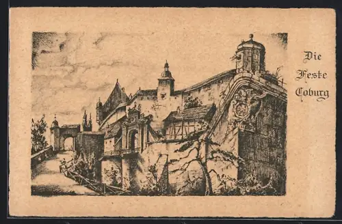 Künstler-AK Coburg, Feste Coburg