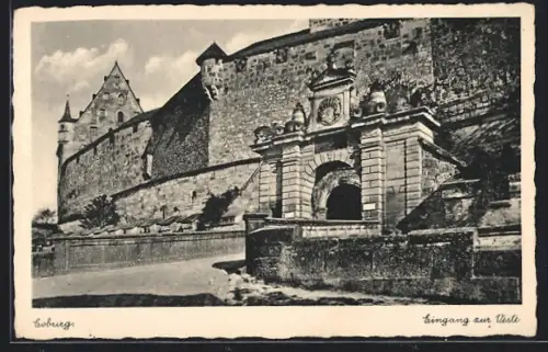 AK Coburg, Veste Coburg, Eingang