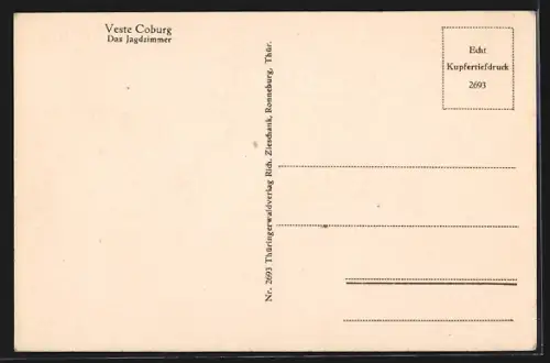 AK Coburg, Veste Coburg, Jagdzimmer