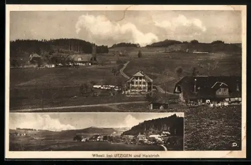 AK Vechigen, Wäseli bei Utzigen, Teilansicht, Heistrich