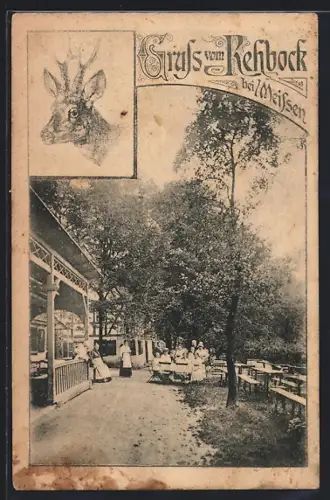 AK Meissen / Elbe, Gasthaus Rehbock