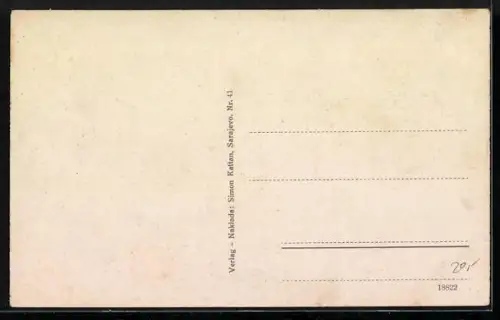 AK Sarajevo, Blick über die Stadt