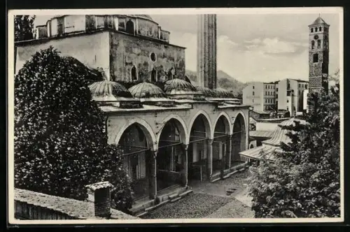 AK Sarajevo, Die Begova-Moschee mit Uhrturm