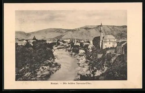 AK Mostar, Die beiden Narenta-Ufer