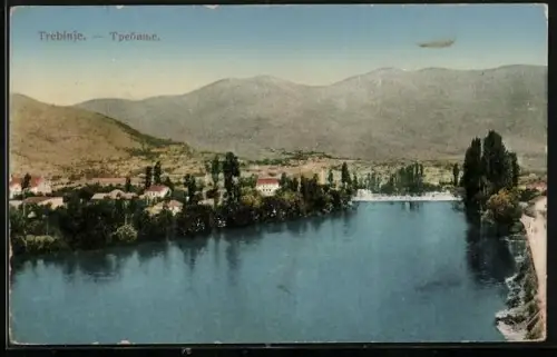 AK Trebinje, Flusspartie mit Bergpanorama