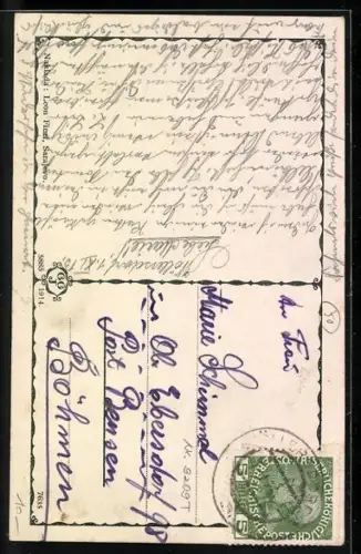 AK Sarajewo, Teilansicht der Stadt