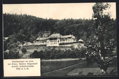 AK Hägendorf, Soloth. Volksheilstätte Allerheiligen bei Olten