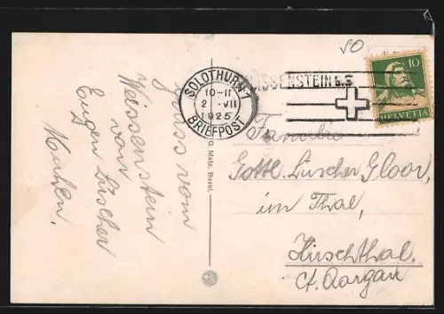 AK Weissenstein, Blick zum Kurhaus