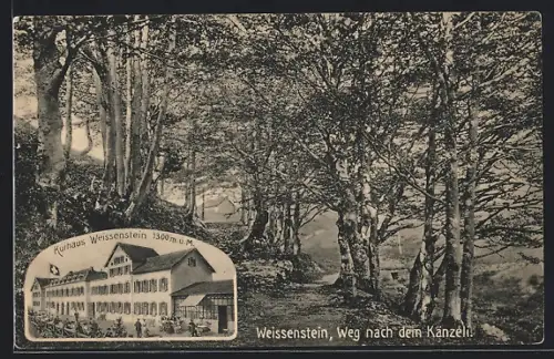AK Weissenstein, Kurhaus, Weg nach dem Känzeli