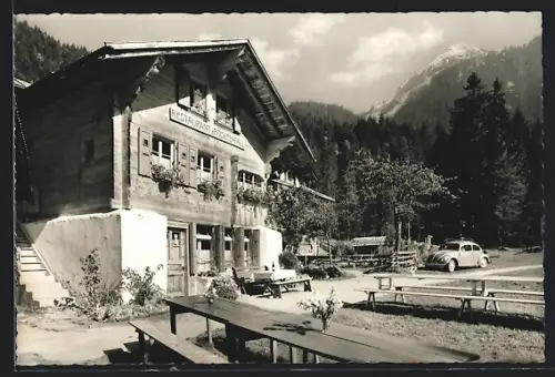 AK Aeschi, Suldtal, Restaurant zum Pochtenfall mit Morgenberghorn