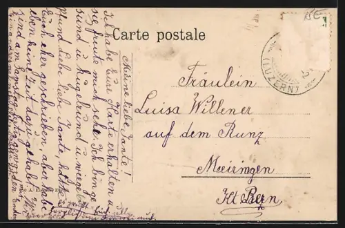 AK Wohlen /BE, Ortsansicht vom Ortsrand aus