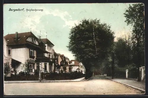 AK Hamburg-Bergedorf, Strasse Reinbeckerweg