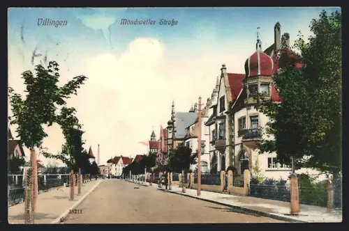 AK Villingen / Baden, Mönchweiler Strasse