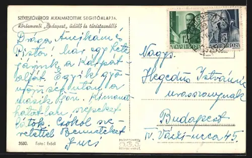 AK Körösmezö, Székesfövárosi Alkalmazottak Segitóalapja