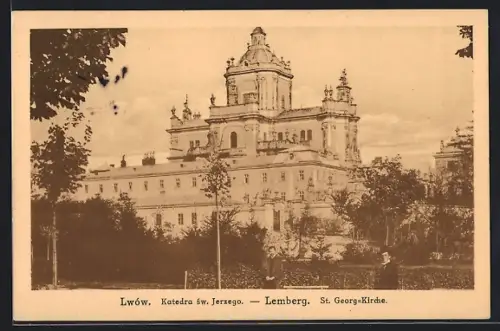 AK Lemberg, Blick auf die St. Georg-Kirche