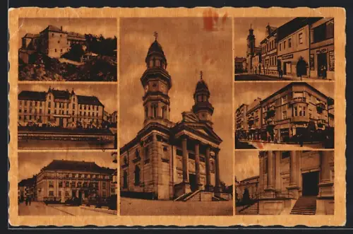 AK Ungvár, Kirche, Geschäfte und Festung