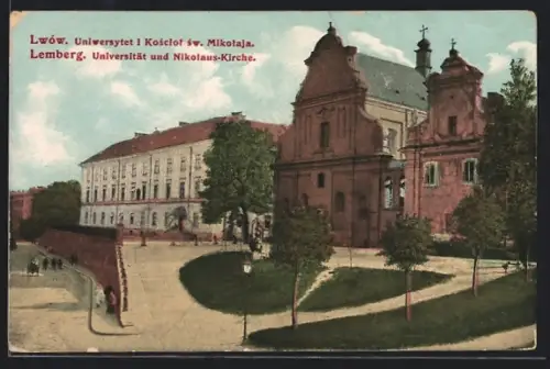 AK Lwów, Uniwersytet i Kosciol sw. Mikolaja