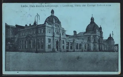 AK Lwów, Hale dworca kolejowego