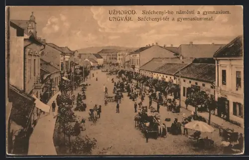 AK Ungvar, Szechenyi-ter a gymnasiummal