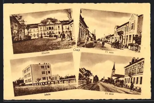 AK Csap, Iskola, Fö ucca, Allomás