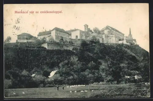 AK Munkacs, Blick auf das Schloss
