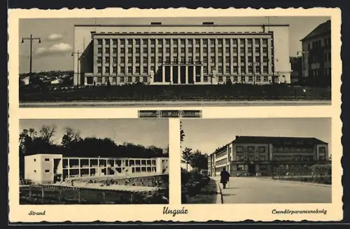 AK Ungvár, Volt parlament, Strand, Csendörparancsnokság