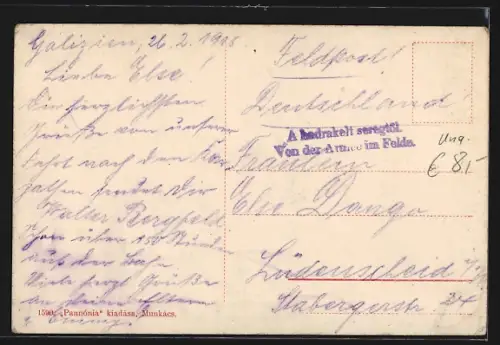 AK Munkacs, Magy. kir. dohanygyar