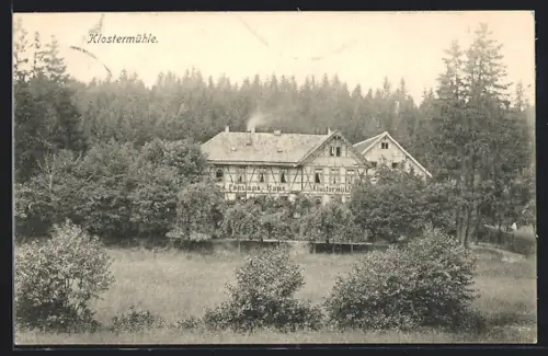 AK Friedrichroda, Pension-Gasthaus Klostermühle