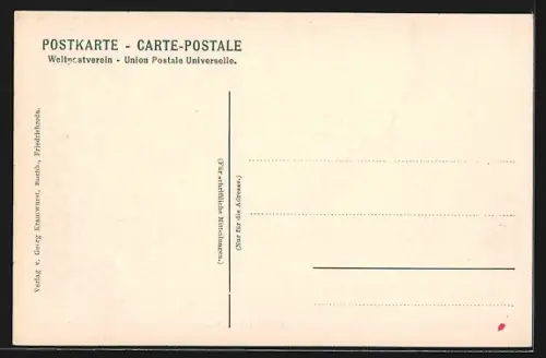 AK Schnepfenthal, Partie mit Müller`s Logirhaus