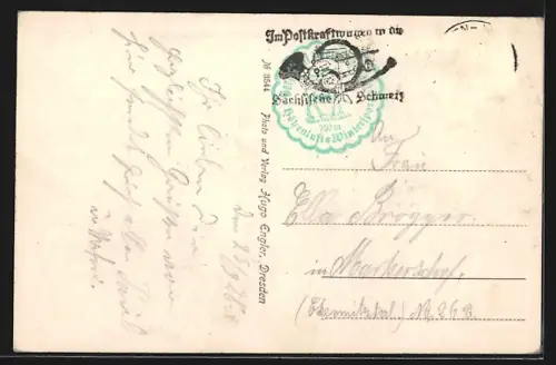 AK Oberbärenburg /Sächs. Erzgeb., Berghotel Friedrichshöhe