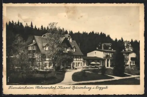 AK Bärenburg i. Erzgeb., Fremdenheim Helenehof