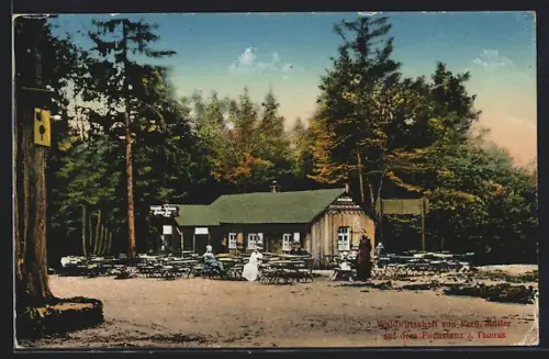 AK Fuchstanz i. Taunus, Gasthaus Waldwirtschaft von Ferd. Müller auf dem Fuchstanz