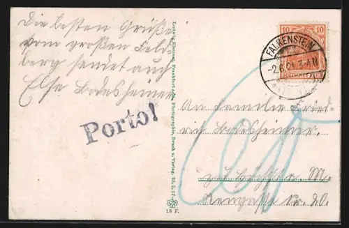 AK Fuchstanz i. Taunus, Gasthaus Waldwirtschaft von Ferd. Müller auf dem Fuchstanz