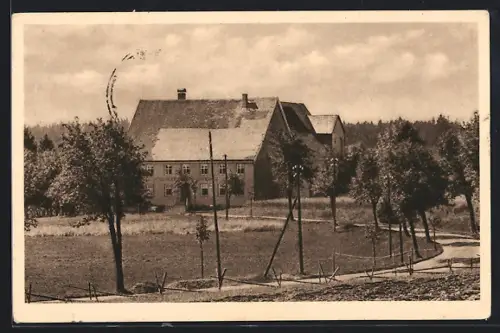 AK Escheck /Schwarzwald, Gasthaus und Pension zum Kreuz, Bes. Friedrich Stratz